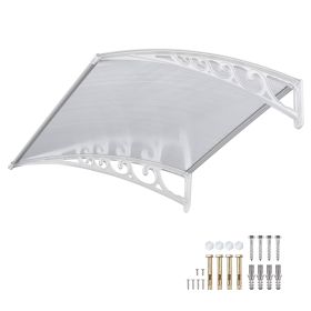 100x100 5mm PC Hollow Sheet Awning