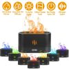 7 Color 250ml Air Humidifier Flame Essential Oil Diffuser Bedroom Mist Relax Home