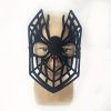 1pc Unusualitems Black Spider Red Eye Mask Cos Stage Performance Props Decoration Halloween Decor 2023