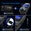 Car Wireless FM Transmitter Fast USB Charge Hands-free Call Car MP3 Player AUX Input