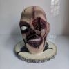Halloween Head Knife Insert Pad Character Decoration Bloody And Terrifying Atmosphere Decoration