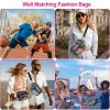 Clear Fanny Pack Unisex Transparent Waist Pouch Belt Bag Clear Purse Chest Bag for Outdoor Sport Travel Beach Concerts Travel