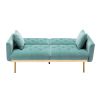 COOLMORE Velvet Sofa ; Accent sofa .loveseat sofa with metal feet