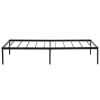 190.5*96.5*45.7cm Bed Height 18'' Simple Basic Iron Bed Frame Iron Bed Black