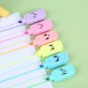 6pcs/set Mini Cute Expression Fluorescent Pen Highlighter