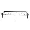 208.2*157.5*45.7cm Bed Height 18" Simple Basic Iron Bed Frame Iron Bed Black