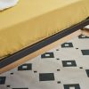 190.5*96.5*45.7cm Bed Height 18'' Simple Basic Iron Bed Frame Iron Bed Black