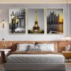 Framed Canvas Wall ArtOil Paintings Impressionism Aesthetic Prints Canvas Paintings for Living Room Bedroom Office Home; 3 Panels